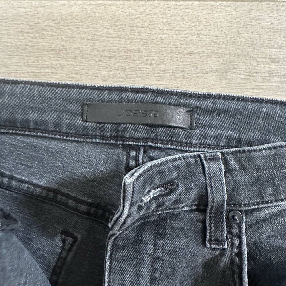 Joe's Jeans Black Straight Fit Denim - Picture 3 of 5